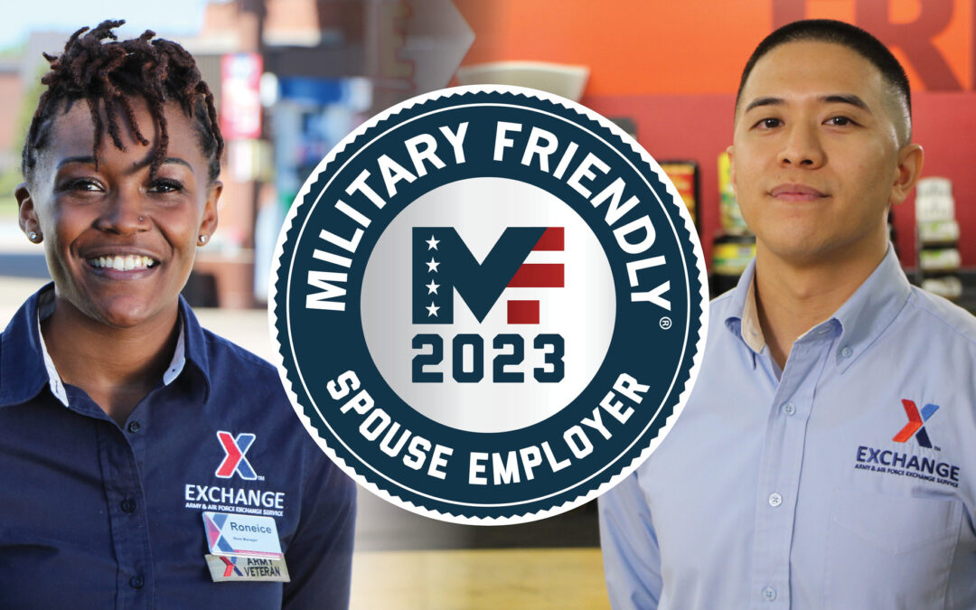 Army & Air Force Exchange Service Named Top Military Friendly Spouse Employer