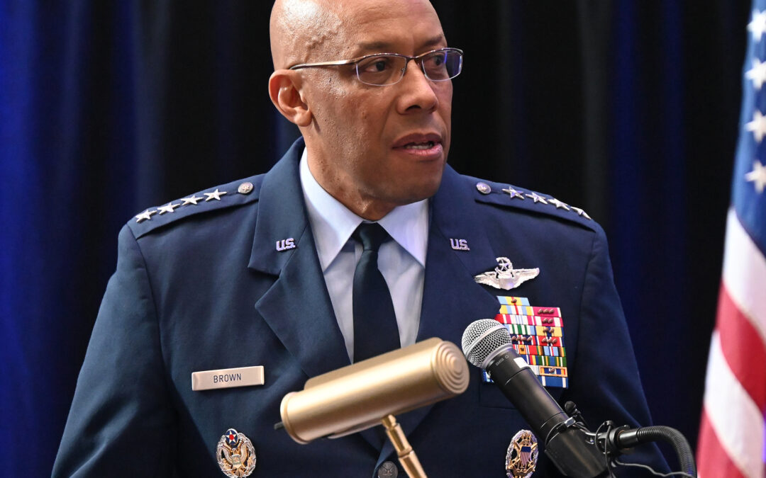 Brown Previews ‘Tough Decisions’ in Air Force Budget, Urges Full-Year Approps