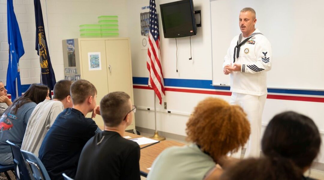 Navy Recruiters Want More Time in High Schools